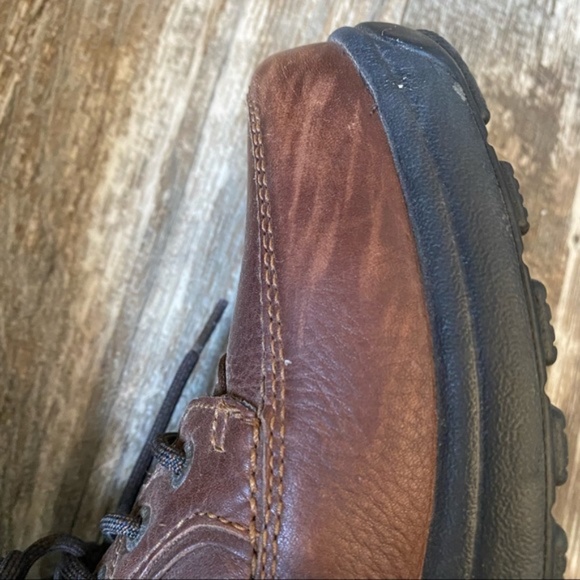 DUNHAM men Windsor oxford waterproof slip resistant size 11 leather upper main image 8